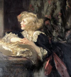 Diana Manners, spätere Frau von Duff Cooper, 1. Viscount Norwich, 1919